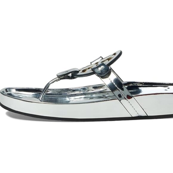 Tory Burch Miller Cloud Sandals in Argento Size 7.5 - Picture 14 of 14